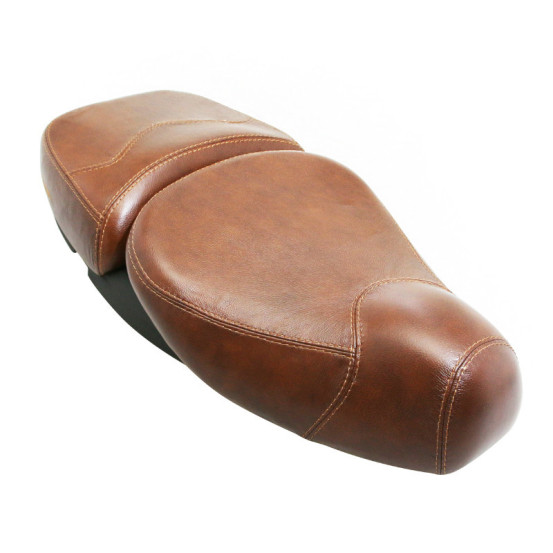 Selle marron origine Piaggio 50 / 125 Vespa LXV