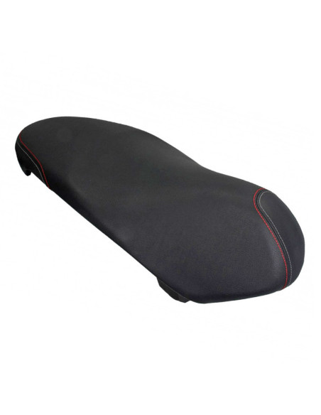 Selle noire couture rouge origine Piaggio 50 / 125 Liberty iget après 2015