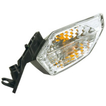 Clignotant avant blanc type origine pour Kawasaki Ninja ZX-10R (08-10).