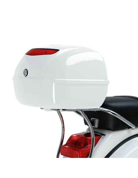 Support top case origine Piaggio 125 Vespa PX chrome après 2007