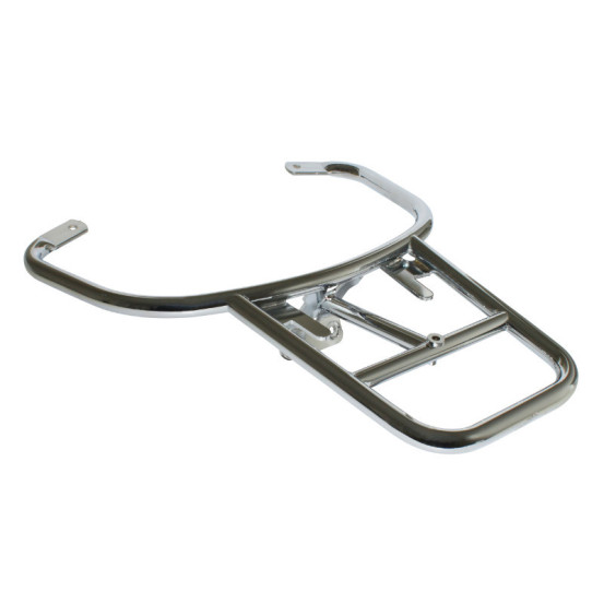 Support top case origine Piaggio 50 / 125 Vespa LX après 2005 / Vespa S après 2007 chrome