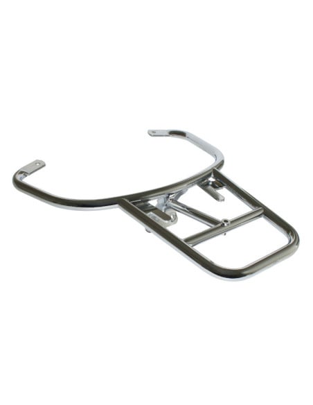 Support top case origine Piaggio 50 / 125 Vespa LX après 2005 / Vespa S après 2007 chrome