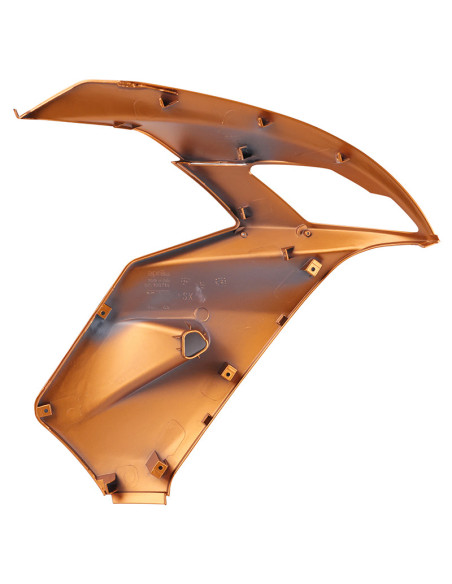 Tablier avant gauche origine Piaggio 50 SR Aprilia 2010-2014 orange cuivre