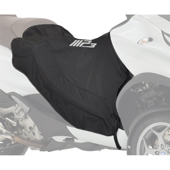 Tablier couvre jambes origine Piaggio 300 / 350 / 500 MP3 lt après 2016 noir