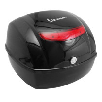 Top case 32L origine Piaggio 50 / 125 Vespa LX après 2005 / Vespa PX après 2007 noir 94
