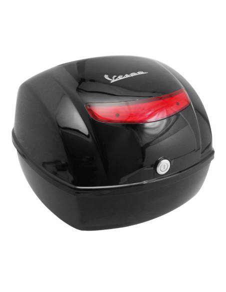 Top case 32L origine Piaggio 50 / 125 Vespa LX après 2005 / Vespa PX après 2007 noir 94