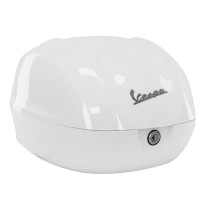 Top case 32L origine Piaggio 50 / 125 Vespa Primavera/ Sprint / PX après 2013 blanc 544