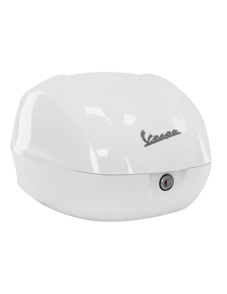 Top case 32L origine Piaggio 50 / 125 Vespa Primavera/ Sprint / PX après 2013 blanc 544