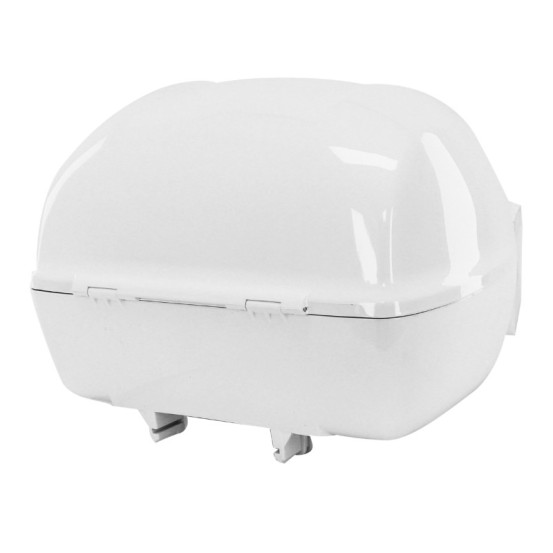 Top case 32L origine Piaggio 50 / 125 Vespa Primavera/ Sprint / PX après 2013 blanc 544
