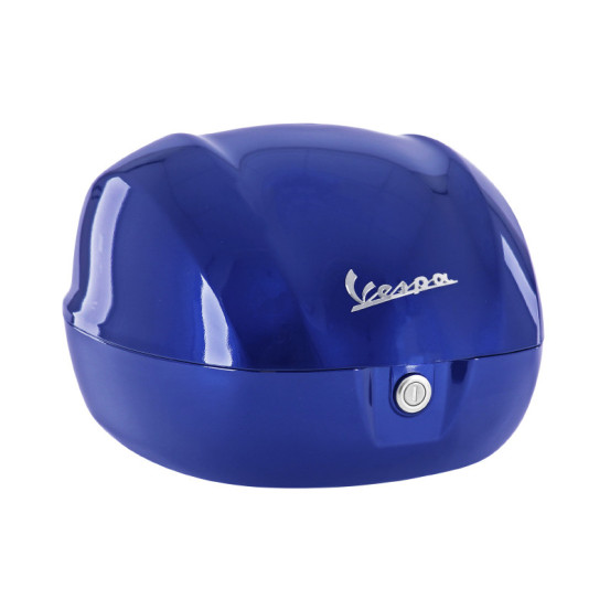 Top case 32L origine Piaggio 50 / 125 Vespa Primavera/ Sprint 2013-2017 bleu 222/A