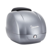 Top case 36L origine Piaggio 125 / 300 Vespa GTS 2022-2025 gris travolgente mat HQ