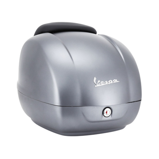 Top case 36L origine Piaggio 125 / 300 Vespa GTS 2022-2025 gris travolgente mat HQ