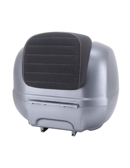 Top case 36L origine Piaggio 125 / 300 Vespa GTS 2022-2025 gris travolgente mat HQ