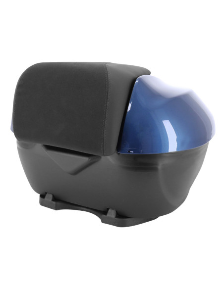 Top case 36L origine Piaggio 300 / 400 Beverly 2021-2024 bleu oxygen B12