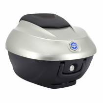 Top case 36L origine Piaggio 300 / 400 Beverly 2021-2024 gris cloud G04