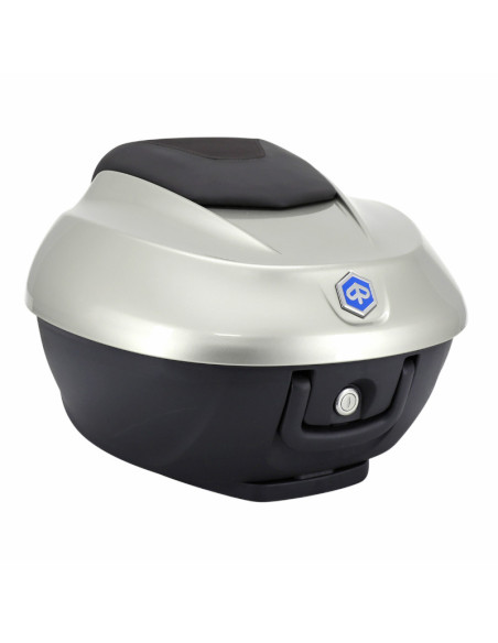 Top case 36L origine Piaggio 300 / 400 Beverly 2021-2024 gris cloud G04