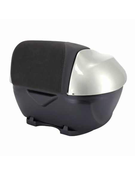 Top case 36L origine Piaggio 300 / 400 Beverly 2021-2024 gris cloud G04