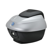 Top case 36L origine Piaggio 300 / 400 Beverly 2021-2024 gris cometa H4 760 B/B