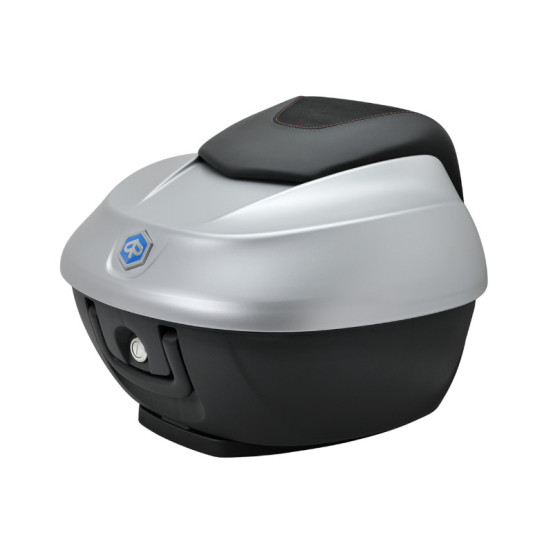 Top case 36L origine Piaggio 300 / 400 Beverly 2021-2024 gris cometa H4 760 B/B