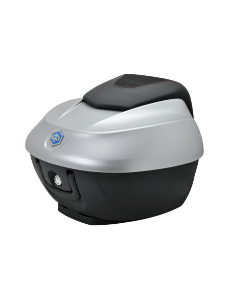Top case 36L origine Piaggio 300 / 400 Beverly 2021-2024 gris cometa H4 760 B/B