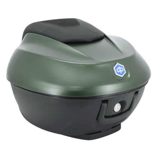 Top case 36L origine Piaggio 300 / 400 Beverly 2021-2024 vert jungle XV7 333/A