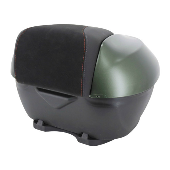 Top case 36L origine Piaggio 300 / 400 Beverly 2021-2024 vert jungle XV7 333/A