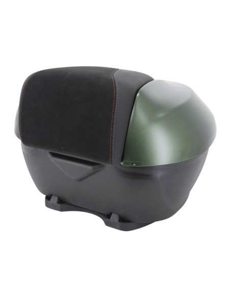 Top case 36L origine Piaggio 300 / 400 Beverly 2021-2024 vert jungle XV7 333/A