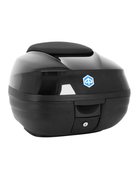 Top case 37L origine Piaggio 300 / 350 / 400 / 500 MP3 2016-2020 noir brillant 91/B