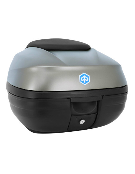 Top case 37L origine Piaggio 300 / 350 / 400 / 500 MP3 marron metal 129/A