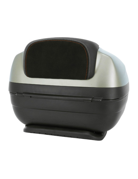 Top case 37L origine Piaggio 300 / 350 / 400 / 500 MP3 marron metal 129/A