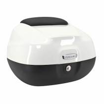 Top case 37L origine Piaggio 400 / 530 MP3 2022-2025 blanc luna BR