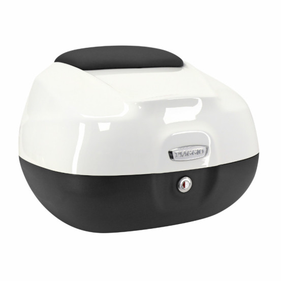 Top case 37L origine Piaggio 400 / 530 MP3 2022-2025 blanc luna BR