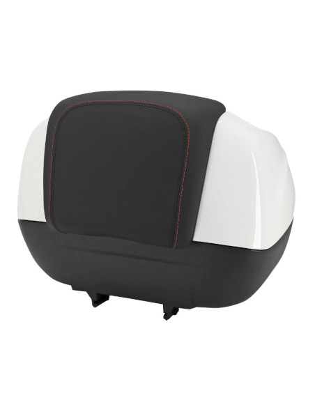 Top case 37L origine Piaggio 400 / 530 MP3 2022-2025 blanc luna BR