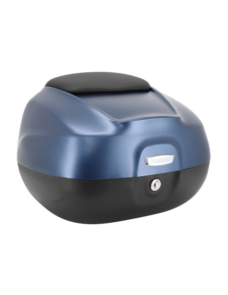 Top case 37L origine Piaggio 400 / 530 MP3 2022-2025 bleu oxigen D12