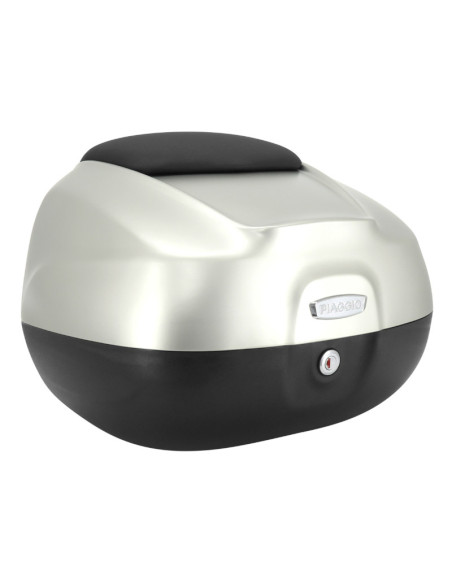 Top case 37L origine Piaggio 400 / 530 MP3 2022-2025 gris cloud mat G07