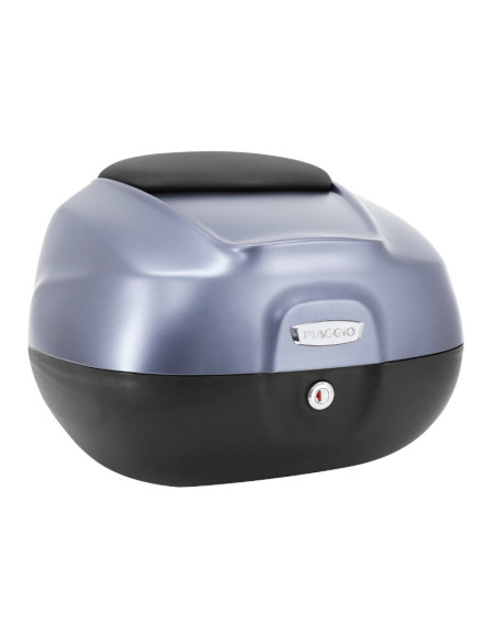Top case 37L origine Piaggio 400 / 530 MP3 2022-2025 gris titanio EZ