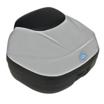 Top case 37L origine Piaggio MP3 300 HPE 2019-2023 argent comet 760/B