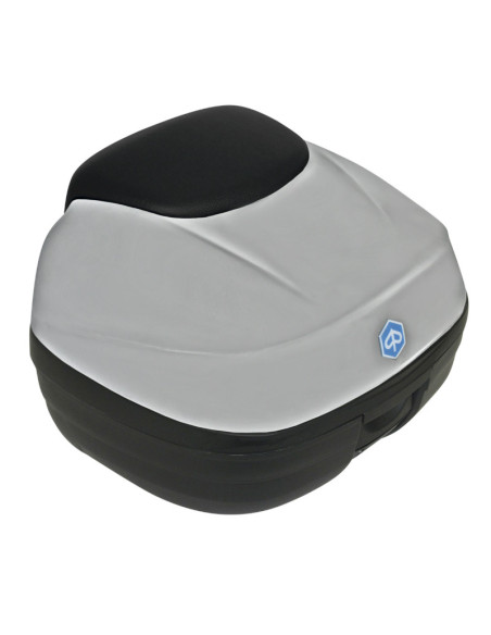 Top case 37L origine Piaggio MP3 300 HPE 2019-2023 argent comet 760/B