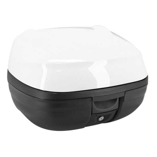 Top case 37L origine Piaggio MP3 300 HPE 2019-2023 blanc luna 544