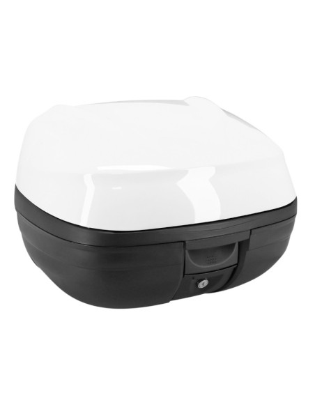 Top case 37L origine Piaggio MP3 300 HPE 2019-2023 blanc luna 544