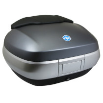 Top case 50L avec support origine Piaggio 300 / 500 MP3 2014-2016 gris 742/B