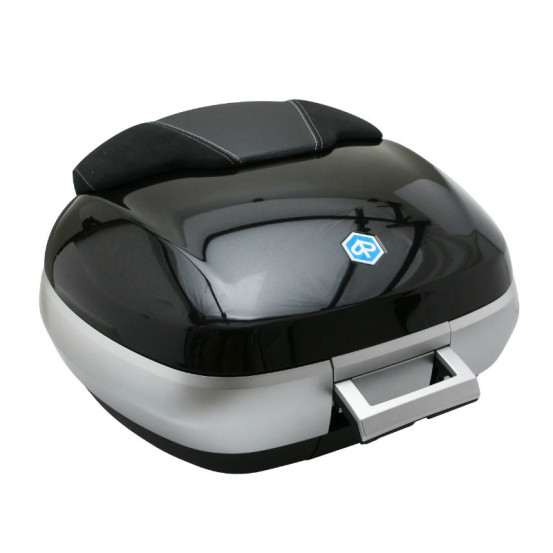 Top case 50L avec support origine Piaggio 300 / 500 MP3 2014-2016 noir 91/B