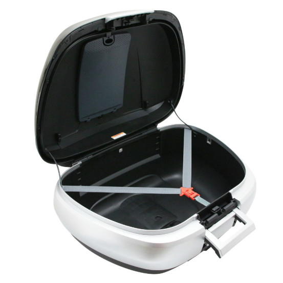Top case 50L avec support origine Piaggio 300 / 500 MP3 2014-2016 noir 91/B