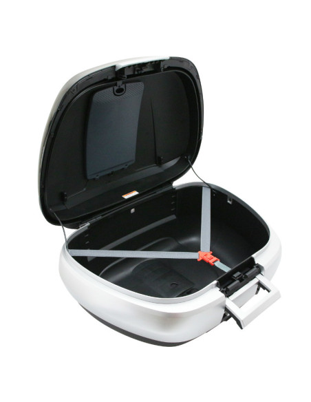 Top case 50L avec support origine Piaggio 300 / 500 MP3 2014-2016 noir 91/B