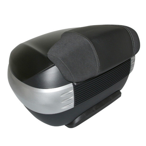 Top case 50L avec support origine Piaggio 300 / 500 MP3 2014-2017 blanc 505/A