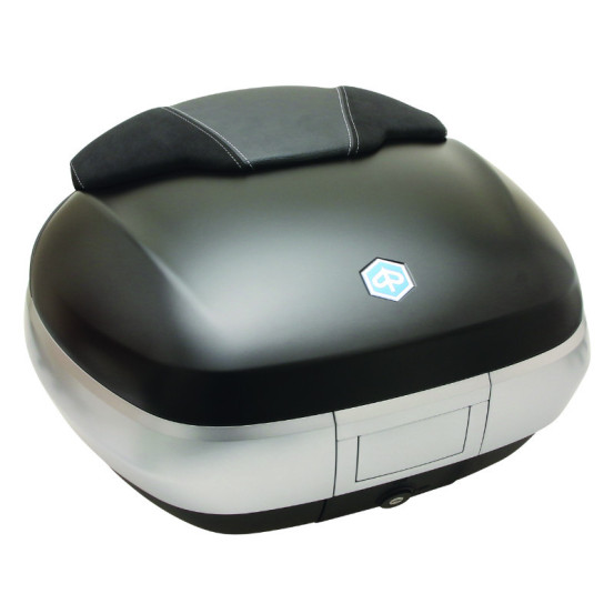 Top case 50L avec support origine Piaggio 300 / 500 MP3 2014-2017 blanc 505/A