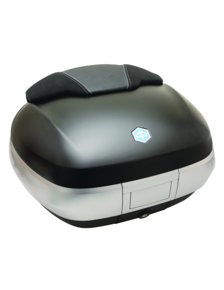 Top case 50L avec support origine Piaggio 300 / 500 MP3 2014-2017 blanc 505/A