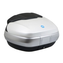 Top case 50L avec support origine Piaggio 300 / 500 MP3 2014-2017 blanc 505/A