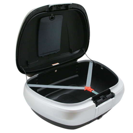 Top case 50L avec support origine Piaggio 300 / 500 MP3 2014-2017 noir univers 91/B