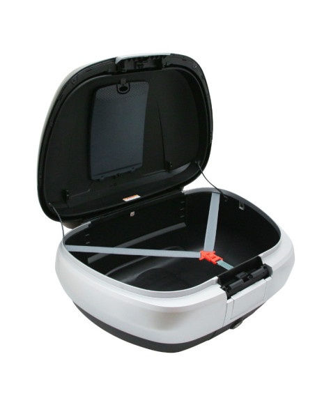 Top case 50L avec support origine Piaggio 300 / 500 MP3 2014-2017 noir univers 91/B